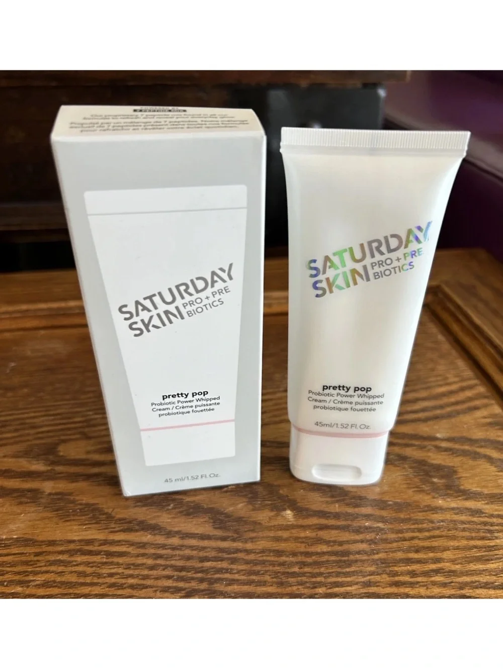 SATURDAY SKIN Pretty Pop Probiotic Power Whipped Cream 40mL/1.52 oz NEW in Box